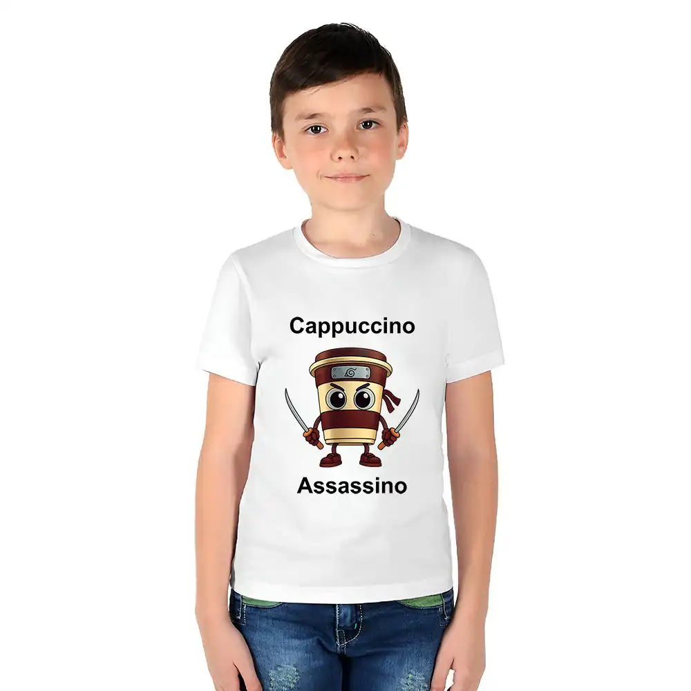 Majica-kapucino-asasino Decije Majice Italian Brainrot
