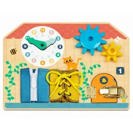 Drvena tabla za bebe Clock