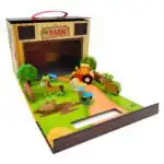 Farma set sa drvenim figurama
