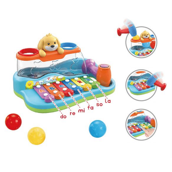 2 u 1 igracka ksilofon i udaranje loptice