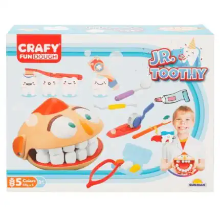 Plastelin set zubar Crafy