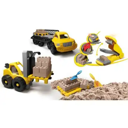 Kineticki pesak gradjevinski set Dede