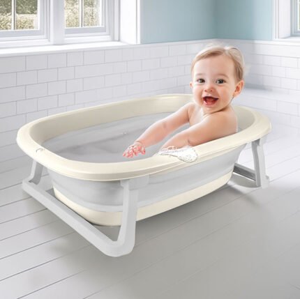 Sklopiva kadica za bebe Dolu krem