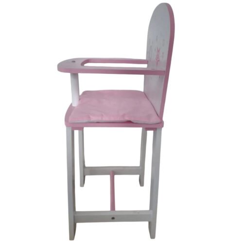 drvena stolica za hranjenje lutke